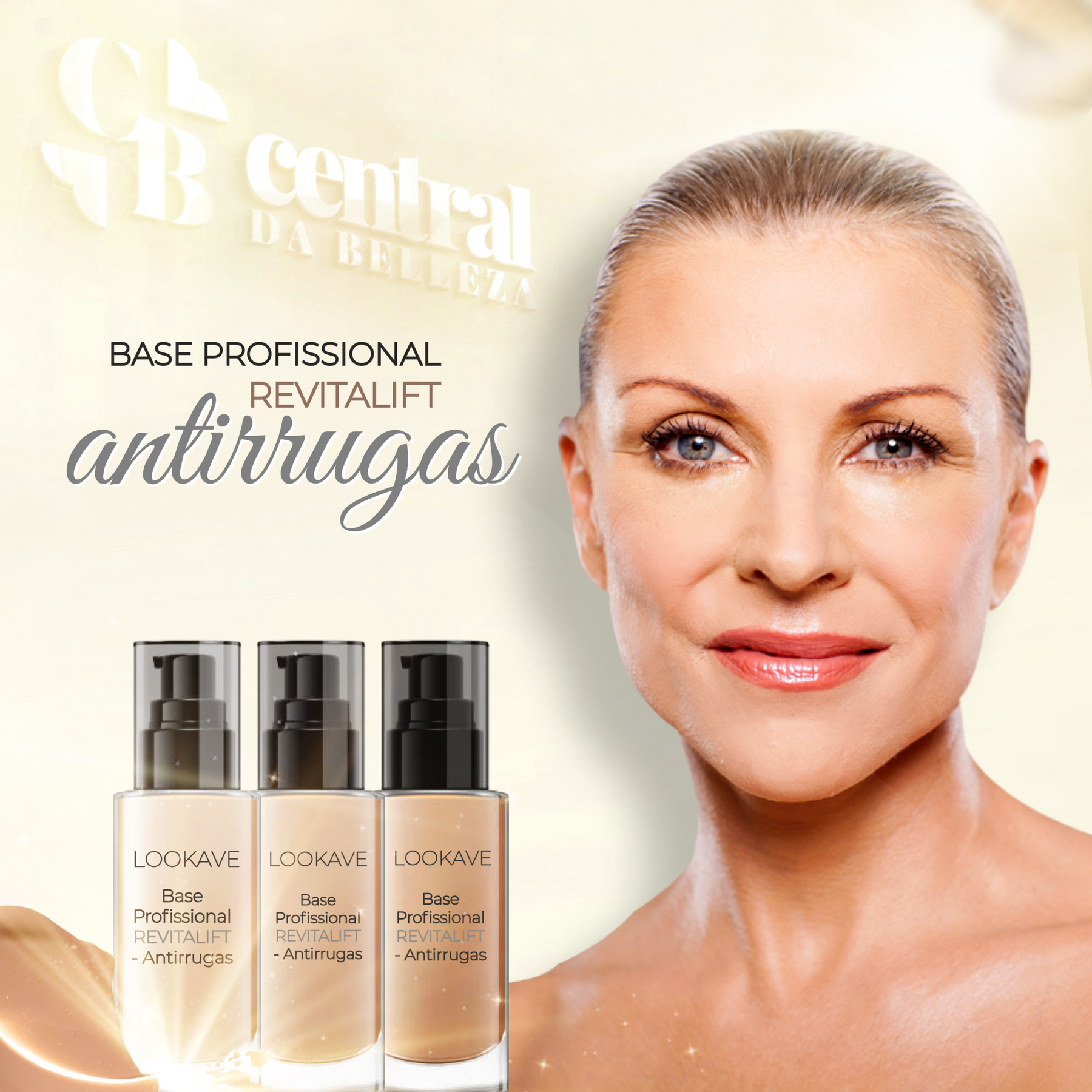 Base Corretiva Profissional Revitalift - Antirrugas