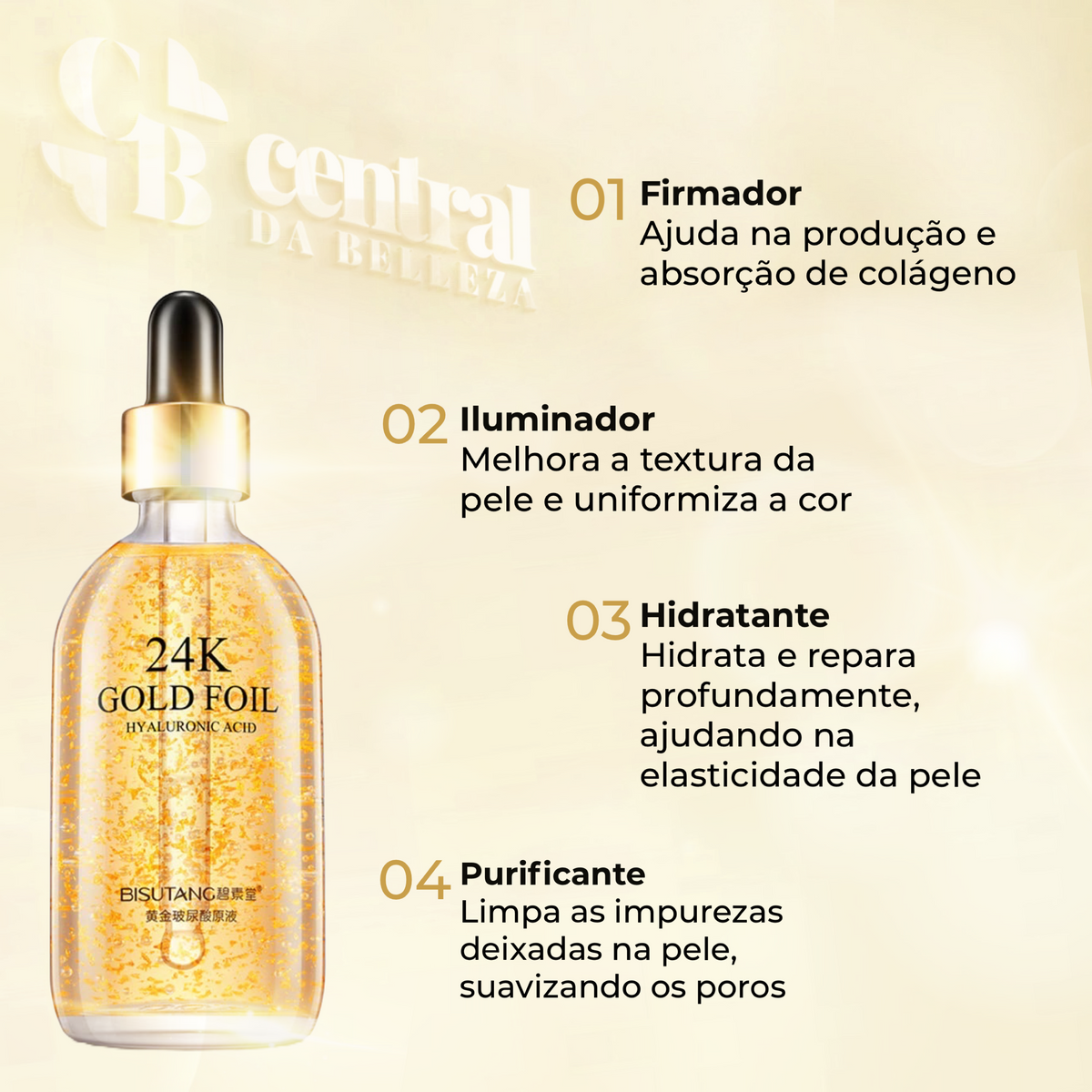 Sérum Rejuvenescedor - HidraGold 24K